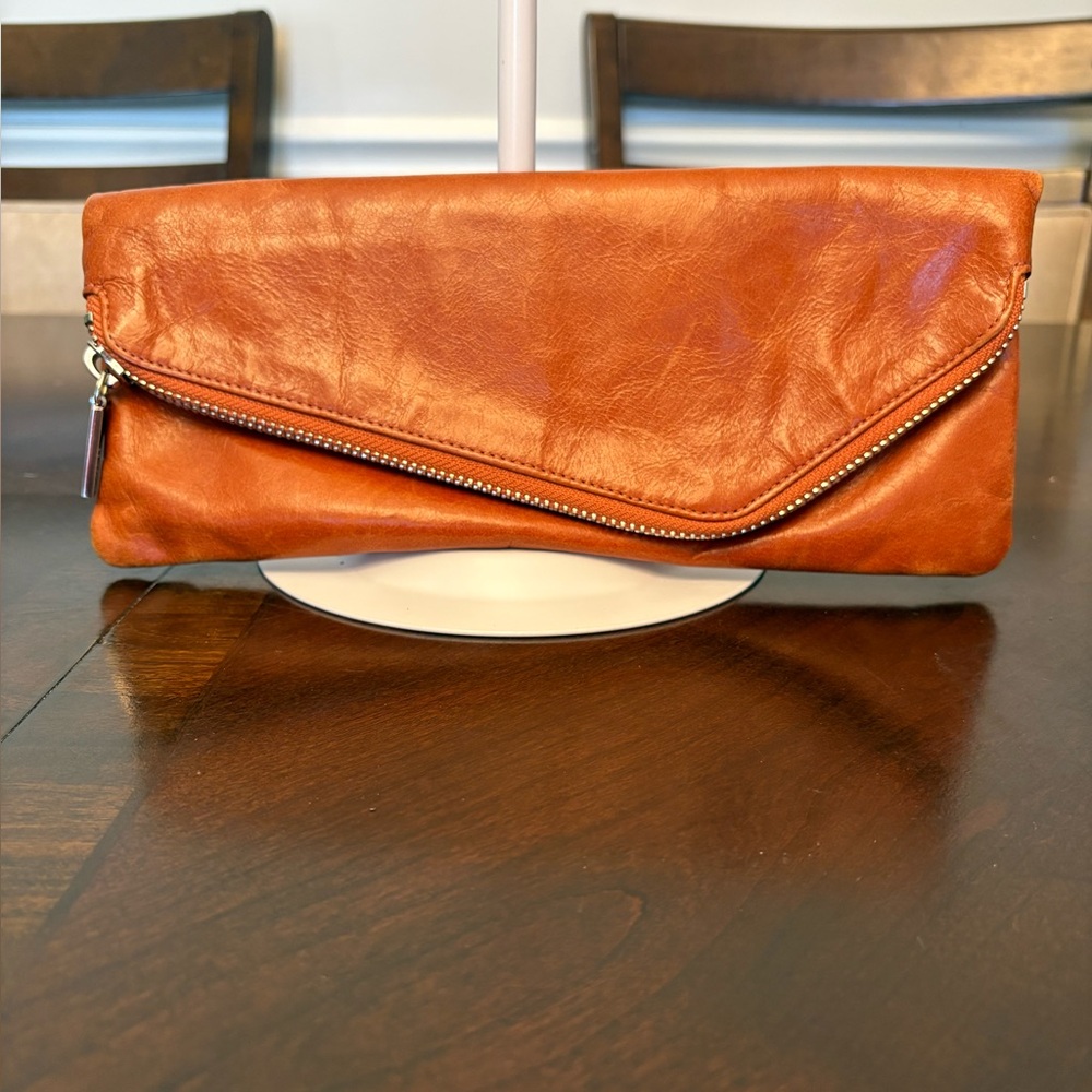 Hobo “Effe” Leather Envelope Clutch